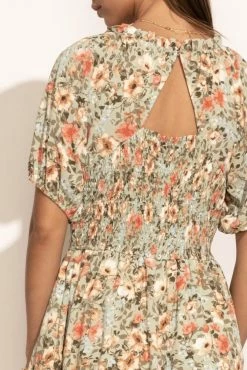 CALISTA Maryam Floral Midi Dress - FINAL SALE