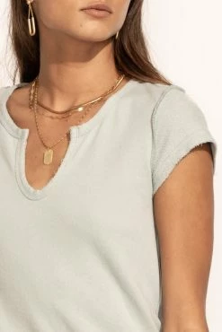 LA MIEL Zoe Tee In Blue