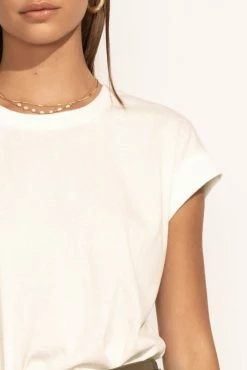 SINA Arlo Top In White - FINAL SALE
