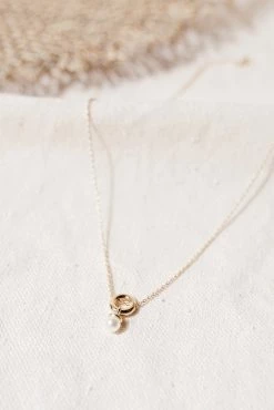 LA RADIANT VAL JEAN GLOBAL Pearl Drop Necklace Jewelry