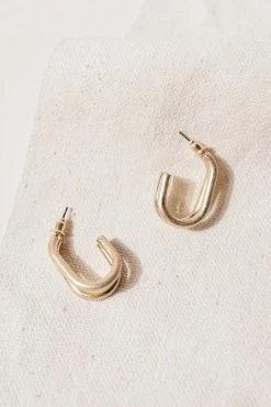LA RADIANT VAL JEAN GLOBAL Jewelry Cameron Double Layered Earrings