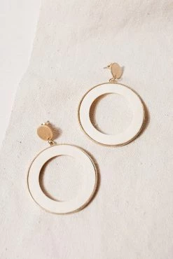 LA RADIANT VAL JEAN GLOBAL Dakota Wood Earrings Jewelry