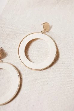 LA RADIANT VAL JEAN GLOBAL Dakota Wood Earrings Jewelry