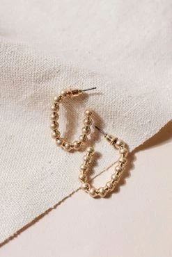 JOYFUL JEWELRY Mini Bubble Cicle Cuff Earrings