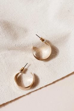 JOYFUL JEWELRY Fred Metal Hoops In Gold