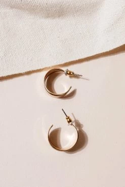 JOYFUL JEWELRY Fred Metal Hoops In Gold