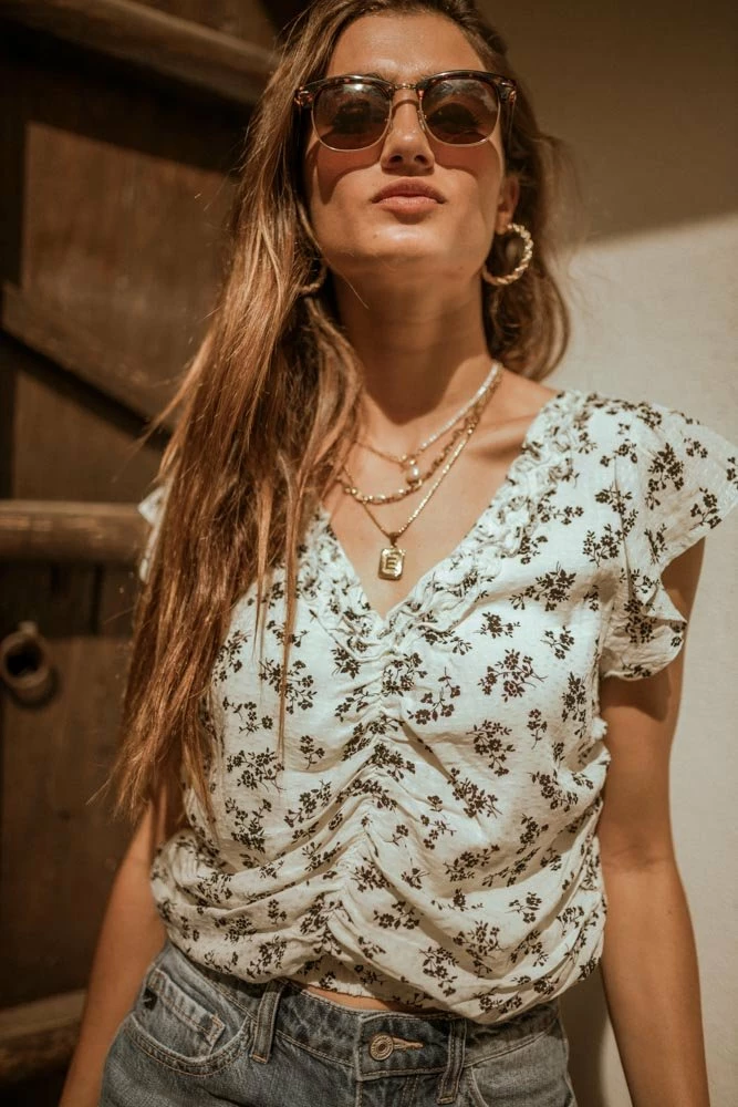 Wholesale ๐ PROMESA Carol Floral Blouse - FINAL SALE ๐ 2 PROMESA Carol Floral Blouse - FINAL SALE