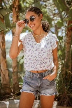PROMESA Carol Floral Blouse - FINAL SALE