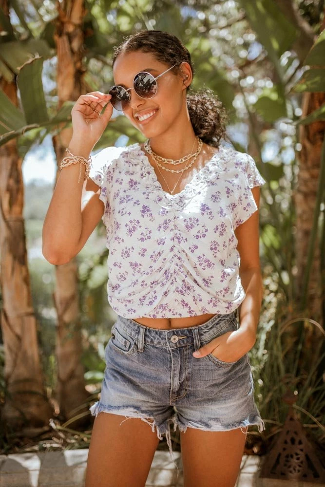 Wholesale ๐ PROMESA Carol Floral Blouse - FINAL SALE ๐ 1 PROMESA Carol Floral Blouse - FINAL SALE