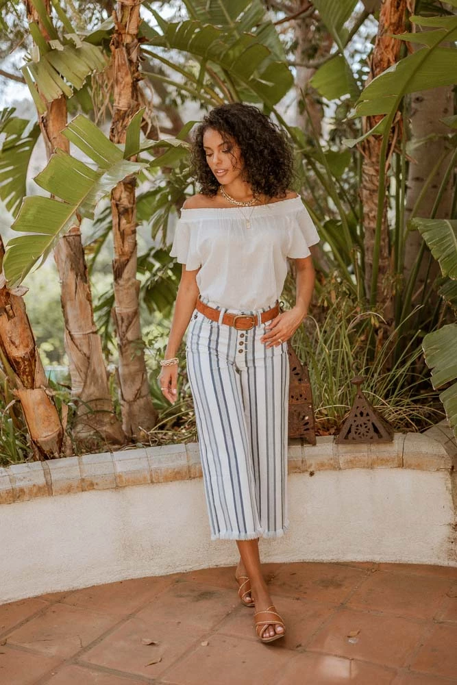 Best Pirce ๐ KanCan Striped Wide Leg Pants - FINAL SALE โ 3 KanCan Striped Wide Leg Pants - FINAL SALE