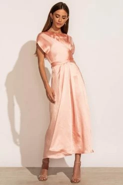 Best Sale ๐ WORUI Rosalind Midi ๐ Dress In Pink ๐ 9 WORUI Rosalind Midi Dress In Pink