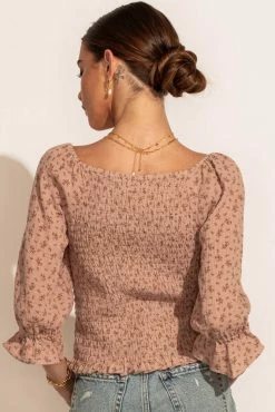 Best deal π₯ FUN 2 FUN Tops Holly Smocked Blouse In Pink - FINAL SALE π 10 FUN 2 FUN Tops Holly Smocked Blouse In Pink - FINAL SALE