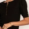 WORUI Louella Top In Black - FINAL SALE