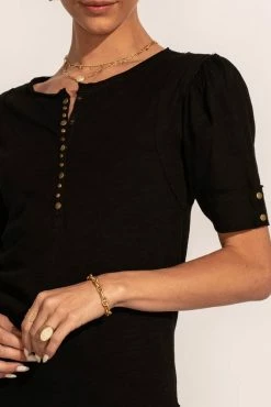 WORUI Louella Top In Black - FINAL SALE