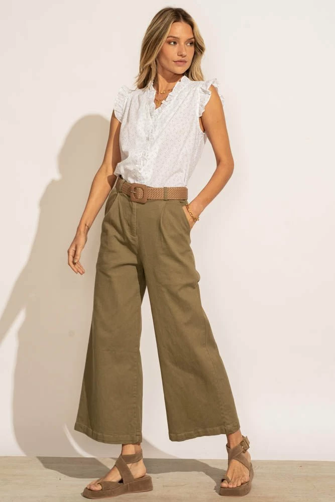 Flash Sale π FINAL TOUCH COLLECTION Shelby Pants In Olive - FINAL SALE π 2 FINAL TOUCH COLLECTION Shelby Pants In Olive - FINAL SALE