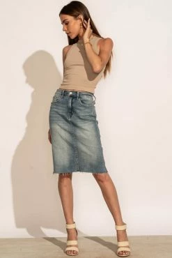 PLASTIC Vervet Claudia Skirt - FINAL SALE