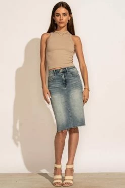 PLASTIC Vervet Claudia Skirt - FINAL SALE