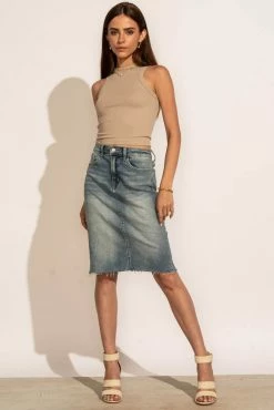 PLASTIC Vervet Claudia Skirt - FINAL SALE