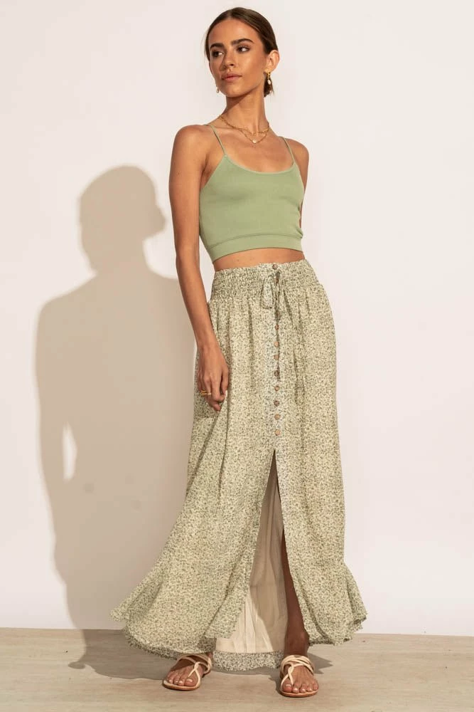 Wholesale π DYNAMIC FASHION Tops Talah Ribbed Tank Top In Sage β 3 DYNAMIC FASHION Tops Talah Ribbed Tank Top In Sage