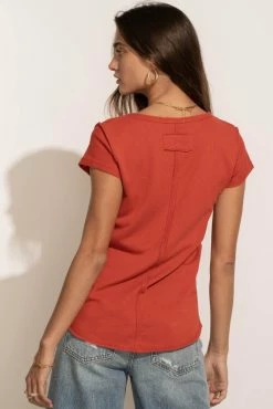 LA MIEL Zoe Tee In Red