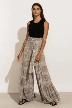 Budget π FINAL TOUCH COLLECTION Kristen Wide-Leg Pants In Grey - FINAL SALE π 10 FINAL TOUCH COLLECTION Kristen Wide-Leg Pants In Grey - FINAL SALE