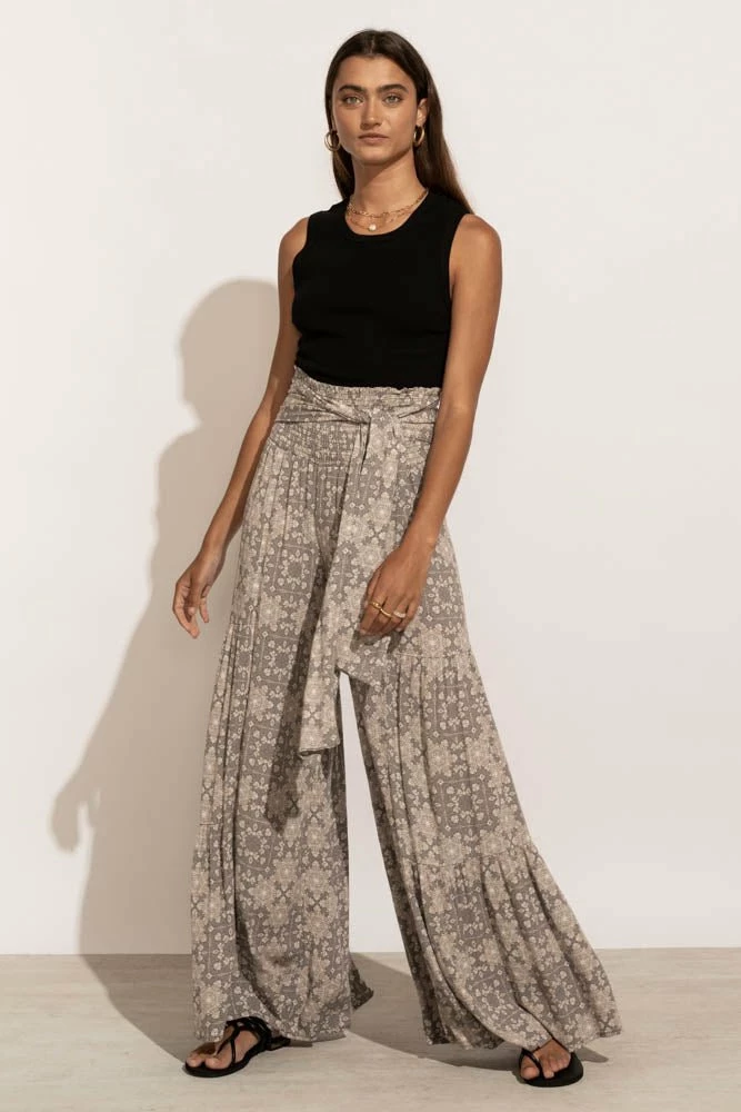 Budget π FINAL TOUCH COLLECTION Kristen Wide-Leg Pants In Grey - FINAL SALE π 5 FINAL TOUCH COLLECTION Kristen Wide-Leg Pants In Grey - FINAL SALE