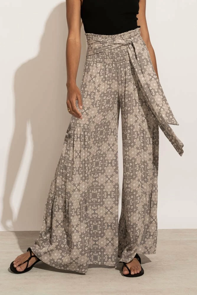 Budget π FINAL TOUCH COLLECTION Kristen Wide-Leg Pants In Grey - FINAL SALE π 4 FINAL TOUCH COLLECTION Kristen Wide-Leg Pants In Grey - FINAL SALE