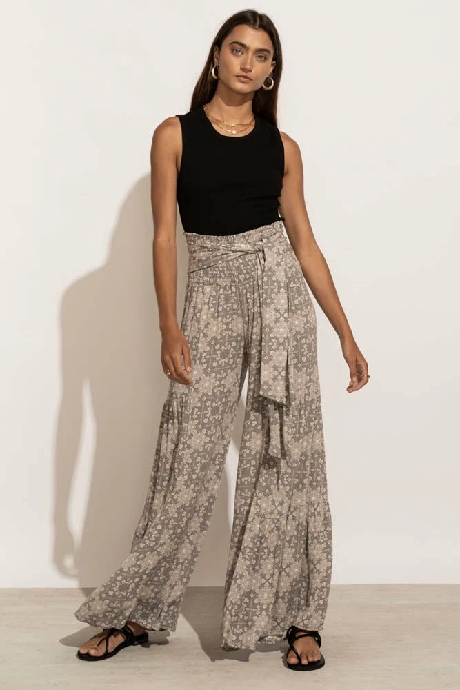Budget π FINAL TOUCH COLLECTION Kristen Wide-Leg Pants In Grey - FINAL SALE π 3 FINAL TOUCH COLLECTION Kristen Wide-Leg Pants In Grey - FINAL SALE