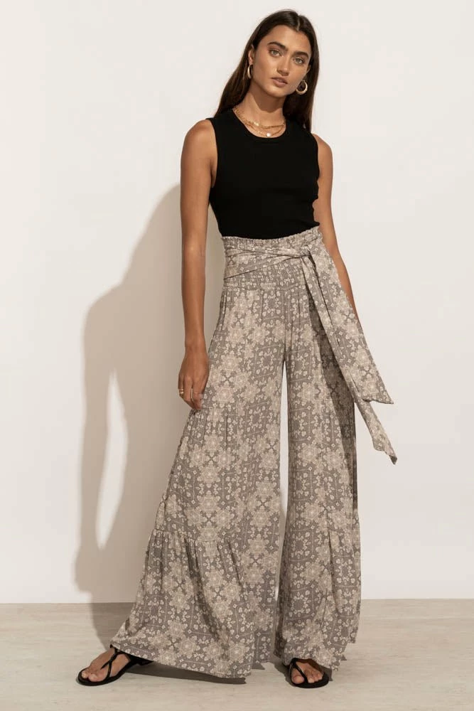 Budget π FINAL TOUCH COLLECTION Kristen Wide-Leg Pants In Grey - FINAL SALE π 2 FINAL TOUCH COLLECTION Kristen Wide-Leg Pants In Grey - FINAL SALE