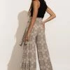 FINAL TOUCH COLLECTION Kristen Wide-Leg Pants In Grey - FINAL SALE