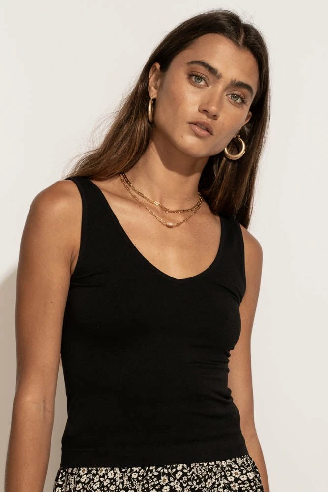 Best reviews of π YELETE Tops Stevie Cropped Tank In Black π₯ 1 YELETE Tops Stevie Cropped Tank In Black