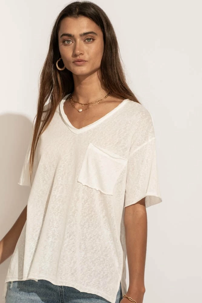 Promo ๐ LA MIEL Paula Oversized Top In White - FINAL SALE ๐ 4 LA MIEL Paula Oversized Top In White - FINAL SALE