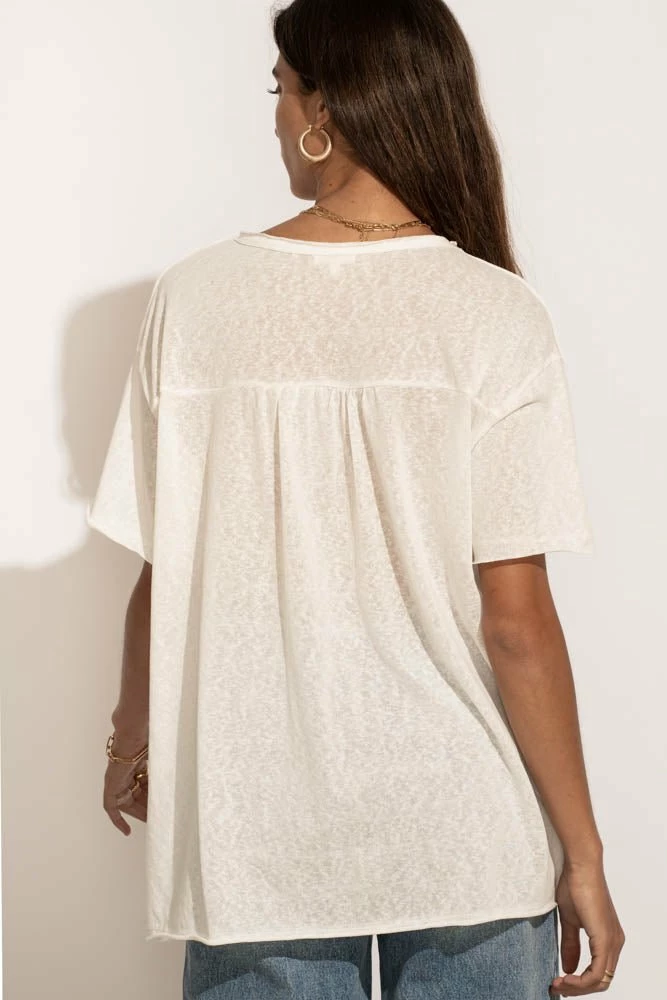Promo ๐ LA MIEL Paula Oversized Top In White - FINAL SALE ๐ 7 LA MIEL Paula Oversized Top In White - FINAL SALE