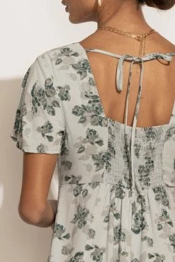 FINAL TOUCH COLLECTION Ollie Floral Dress In Blue - FINAL SALE