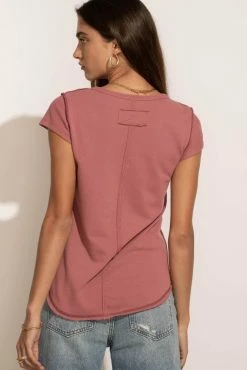LA MIEL Tops Zoe Tee In Pink