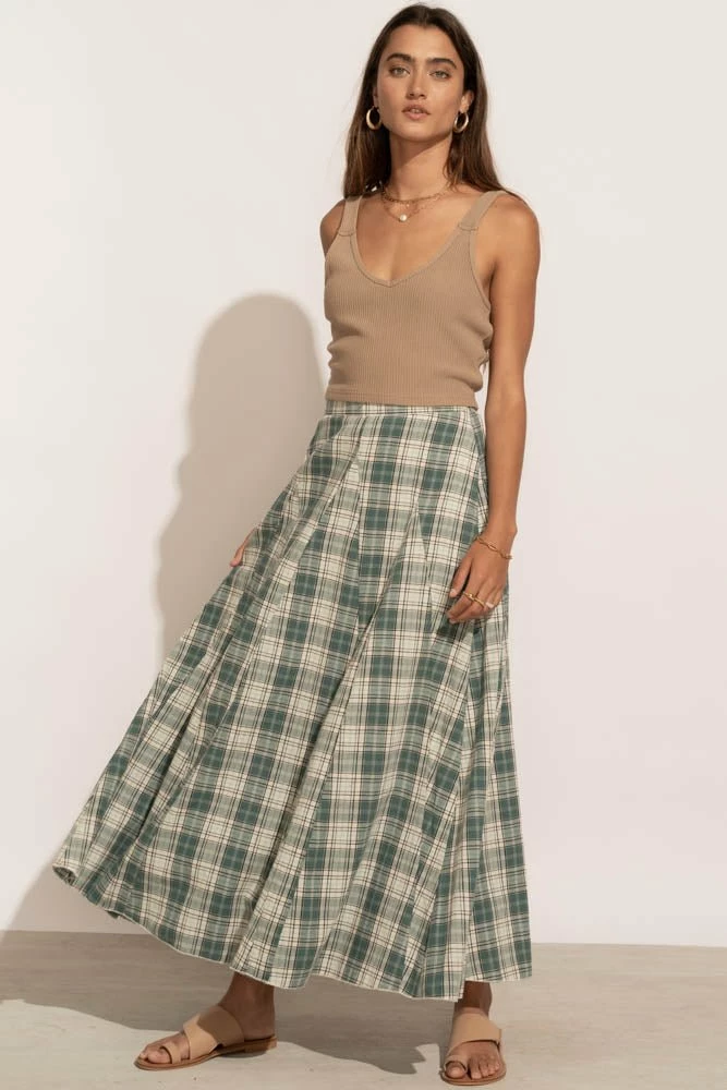 Best deal π― Listicle Sachi Plaid π Skirt In Blue - FINAL SALE 𧨠2 Listicle Sachi Plaid Skirt In Blue - FINAL SALE
