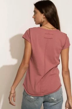 LA MIEL Tops Zoe Tee In Pink