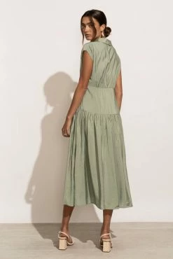 WORUI Adrienne Dress In Sage - FINAL SALE