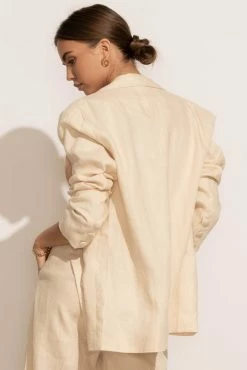 LISTICLE Adella Blazer In Natural