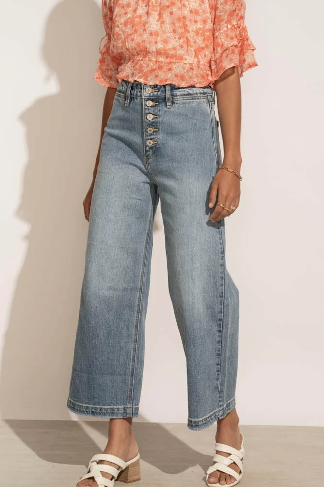 Budget 👏 KanCan Cleo Wide-Leg 👖 Jeans - FINAL SALE ⌛ 2 KanCan Cleo Wide-Leg Jeans - FINAL SALE