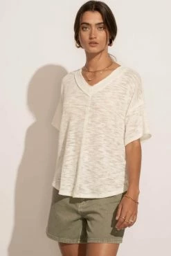 CHERISH Rory Tee In White - FINAL SALE