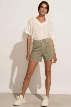 CHERISH Rory Tee In White - FINAL SALE