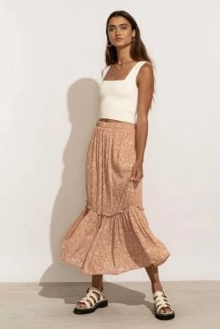 Wholesale βοΈ LAKE FLOWER FASHION Gloria Midi π Skirt - FINAL SALE π 10 LAKE FLOWER FASHION Gloria Midi Skirt - FINAL SALE