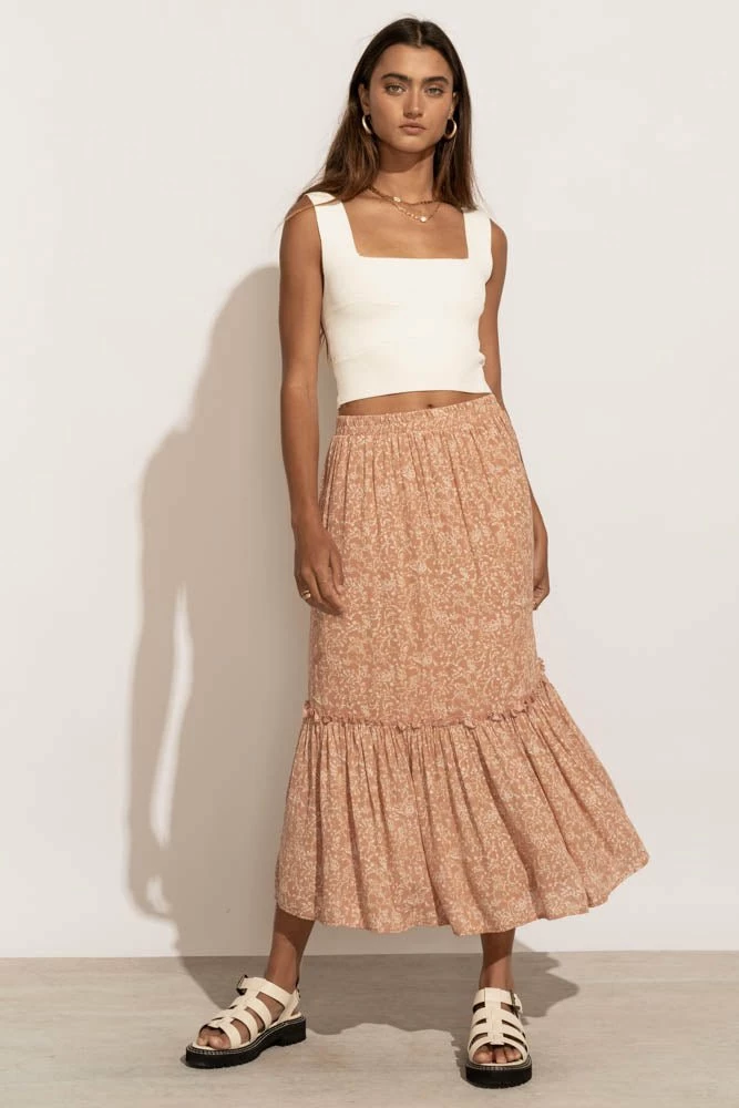 Wholesale βοΈ LAKE FLOWER FASHION Gloria Midi π Skirt - FINAL SALE π 2 LAKE FLOWER FASHION Gloria Midi Skirt - FINAL SALE