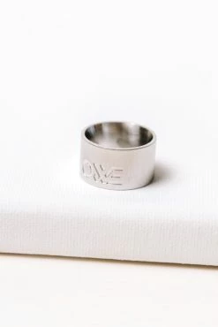 NO VENDOR OWE Ring In Silver - FINAL SALE