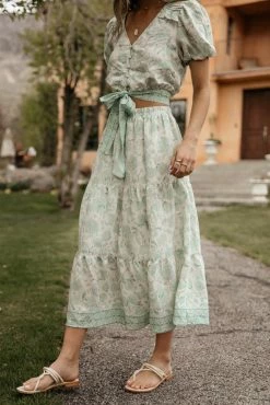 Best Pirce 💯 BLU PEPPER Sawyer Top In Mint - FINAL SALE 👏 15 BLU PEPPER Sawyer Top In Mint - FINAL SALE