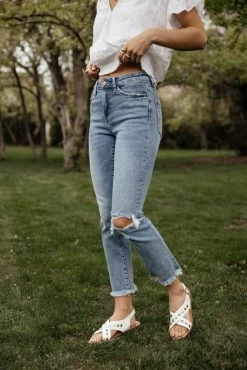 PLASTIC Vervet Jeanne Distressed Jeans - FINAL SALE