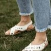 FREE SOUL/MIRACLE MILE Kylie Sandals In White - FINAL SALE Shoes