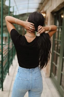 FINAL TOUCH COLLECTION Sheridan Cut Out Tee - FINAL SALE