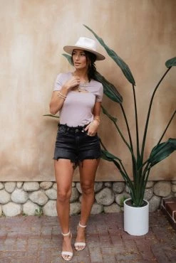 FINAL TOUCH COLLECTION Sheridan Cut Out Tee - FINAL SALE